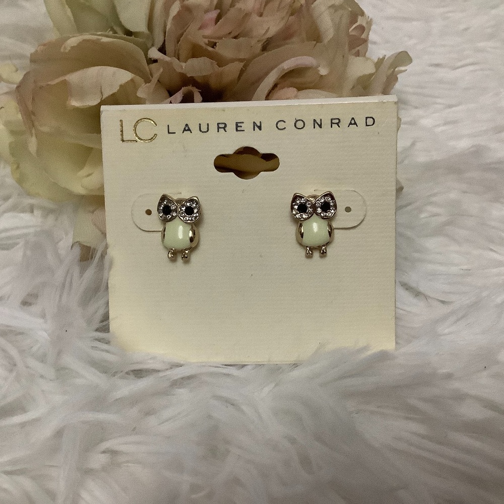 Lauren Conrad Owl Earrings